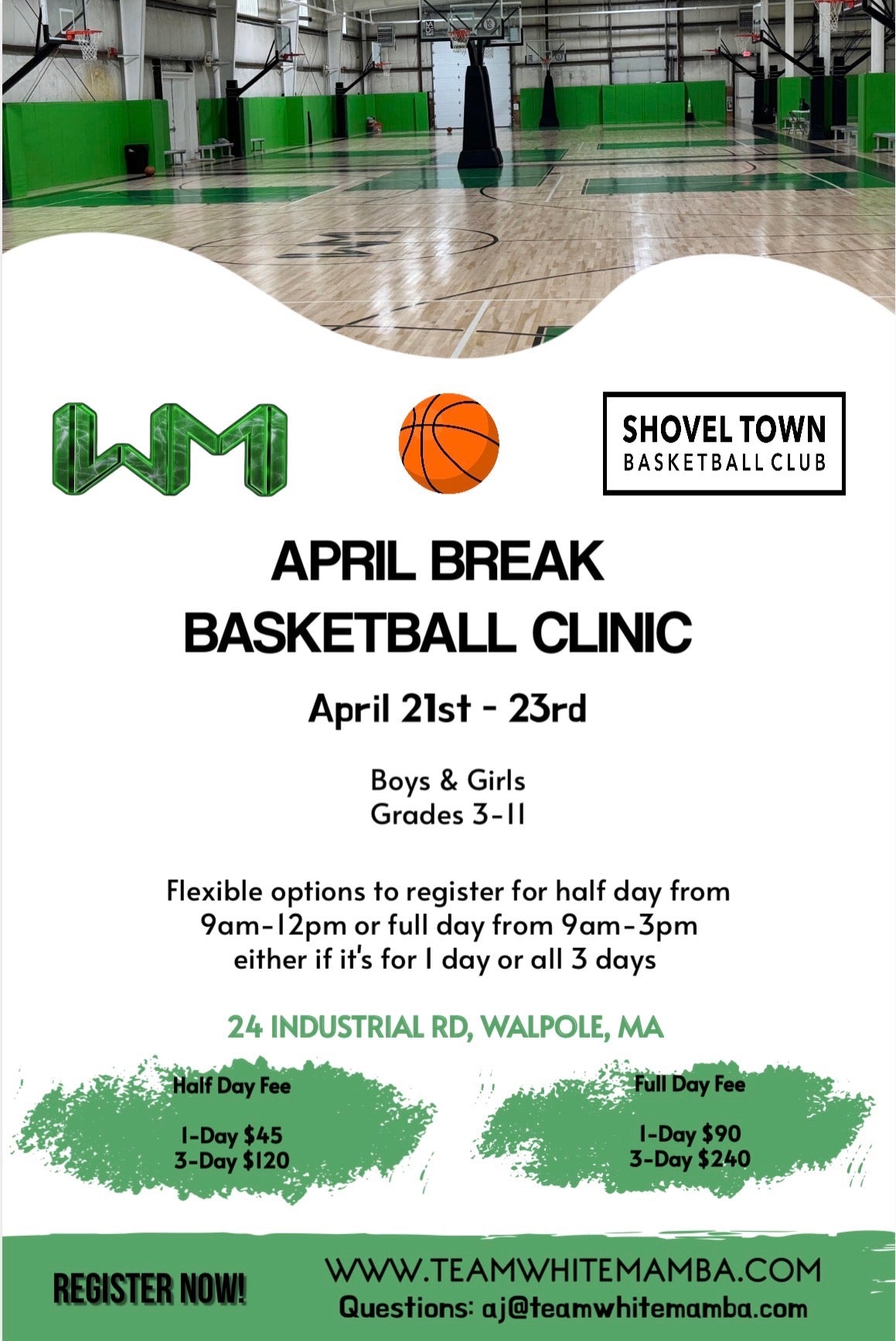 School Break Basketball Clinics