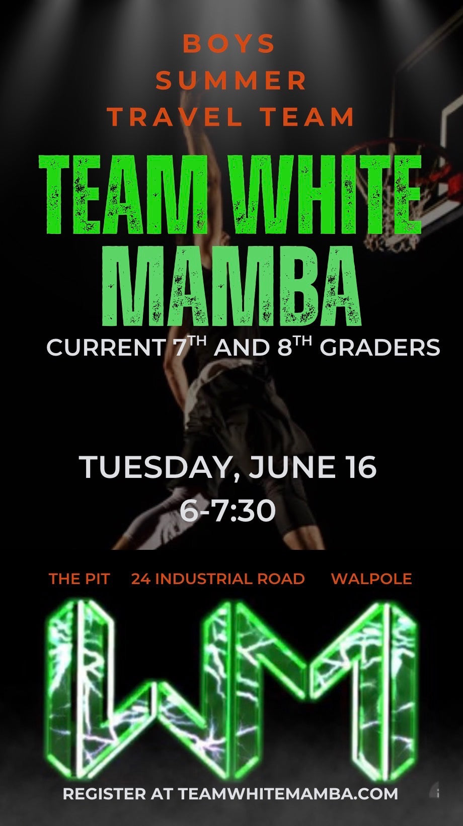 Boys 7th & 8th Summer Travel Team Tryout