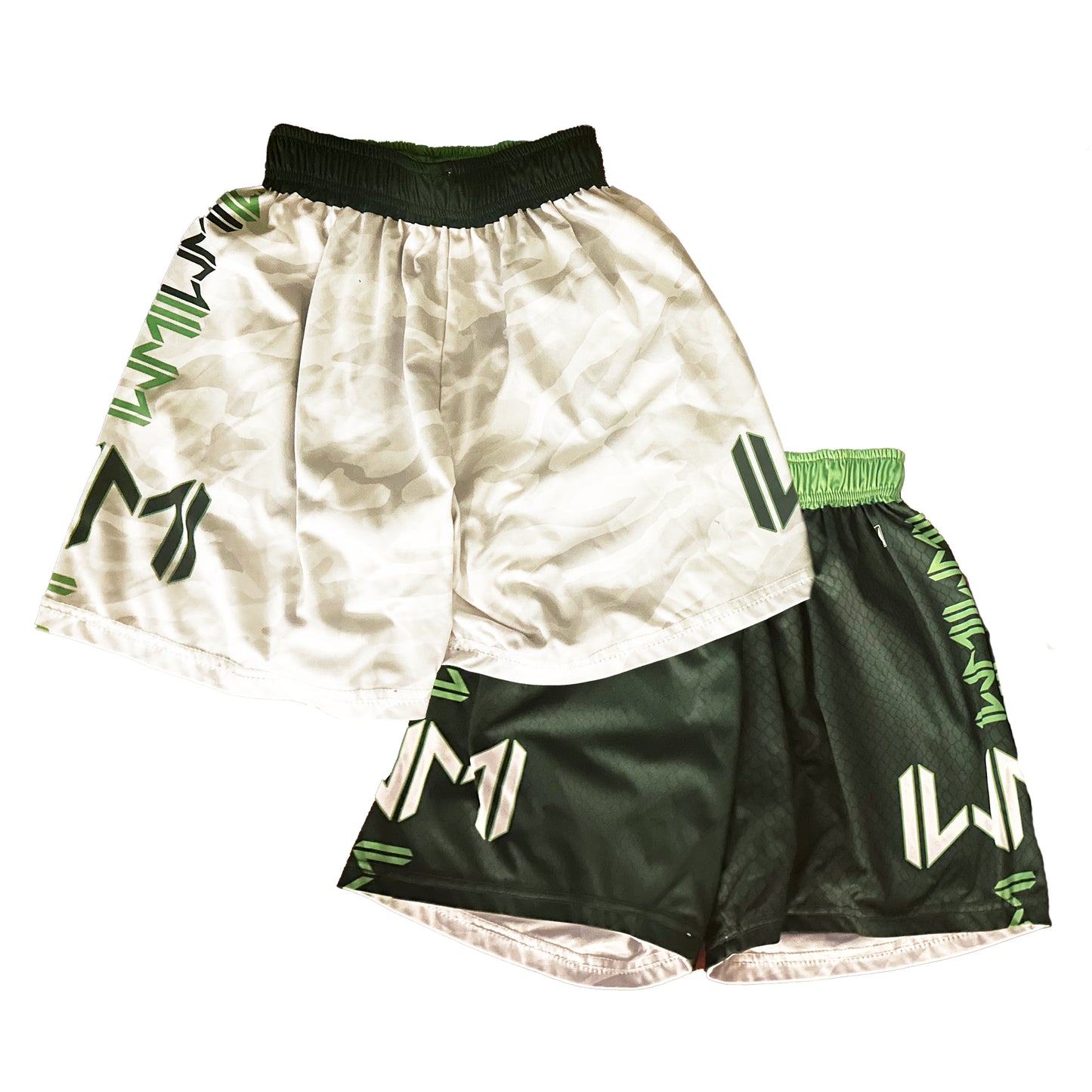 Team White Mamba Reversible Shorts