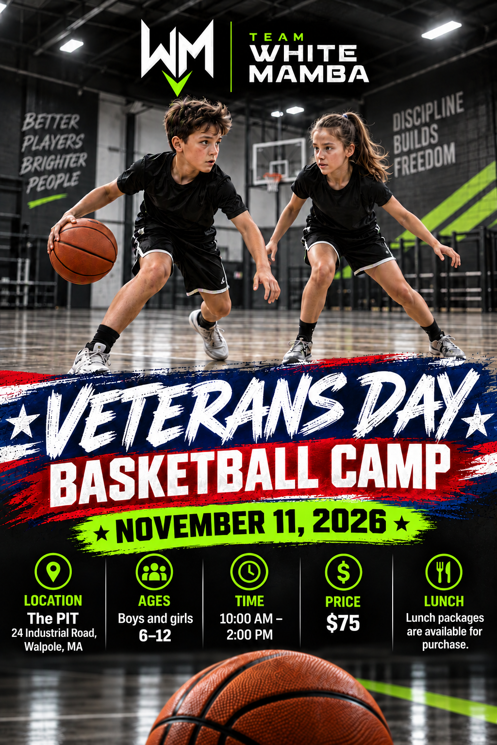Veterans Day Basketball Camp
