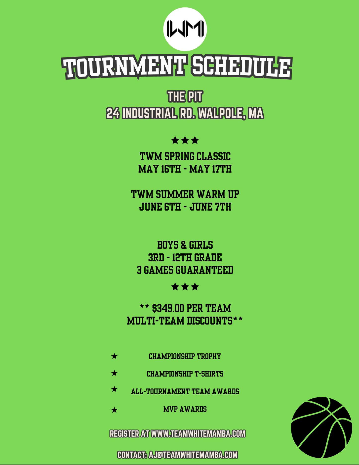 Team White Mamba Spring Classic