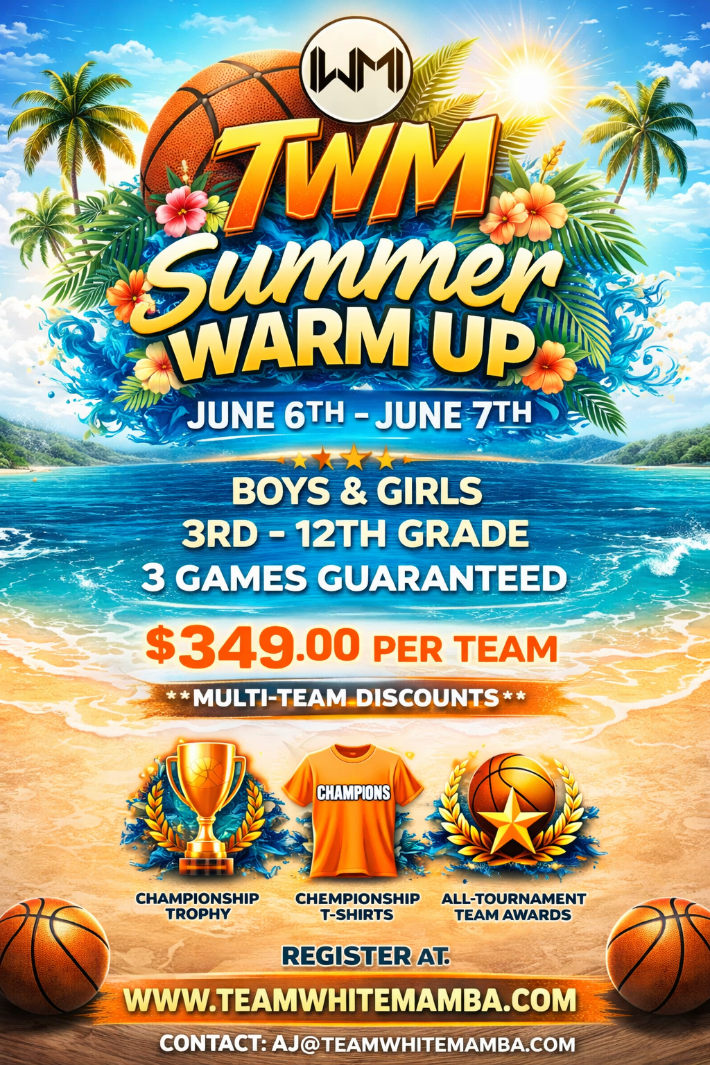 Team White Mamba Summer Warm Up